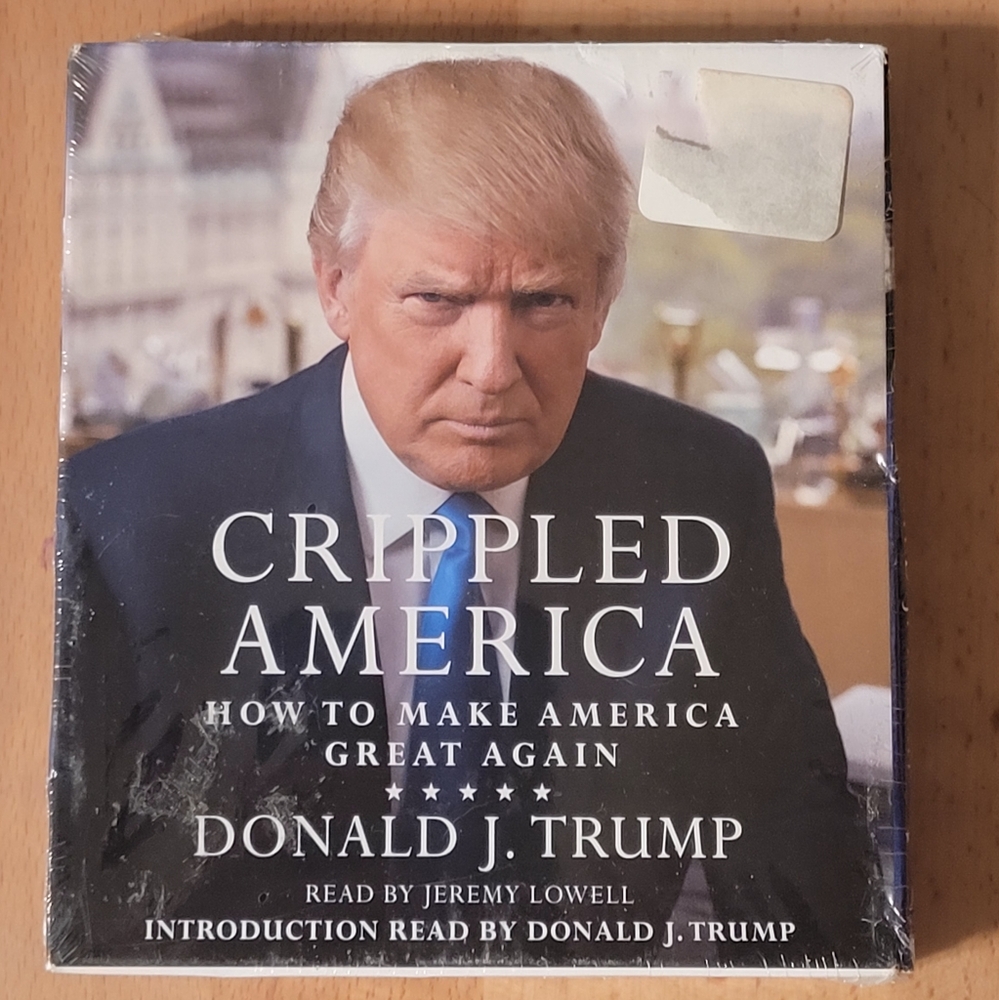 NWT Crippled America  by Donald Trump Audiobook on CDs